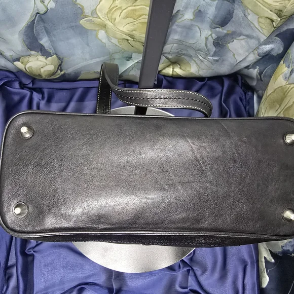 EUC Coach Black Leather Hamilton Handbag/Satchel - Picture 9 of 16